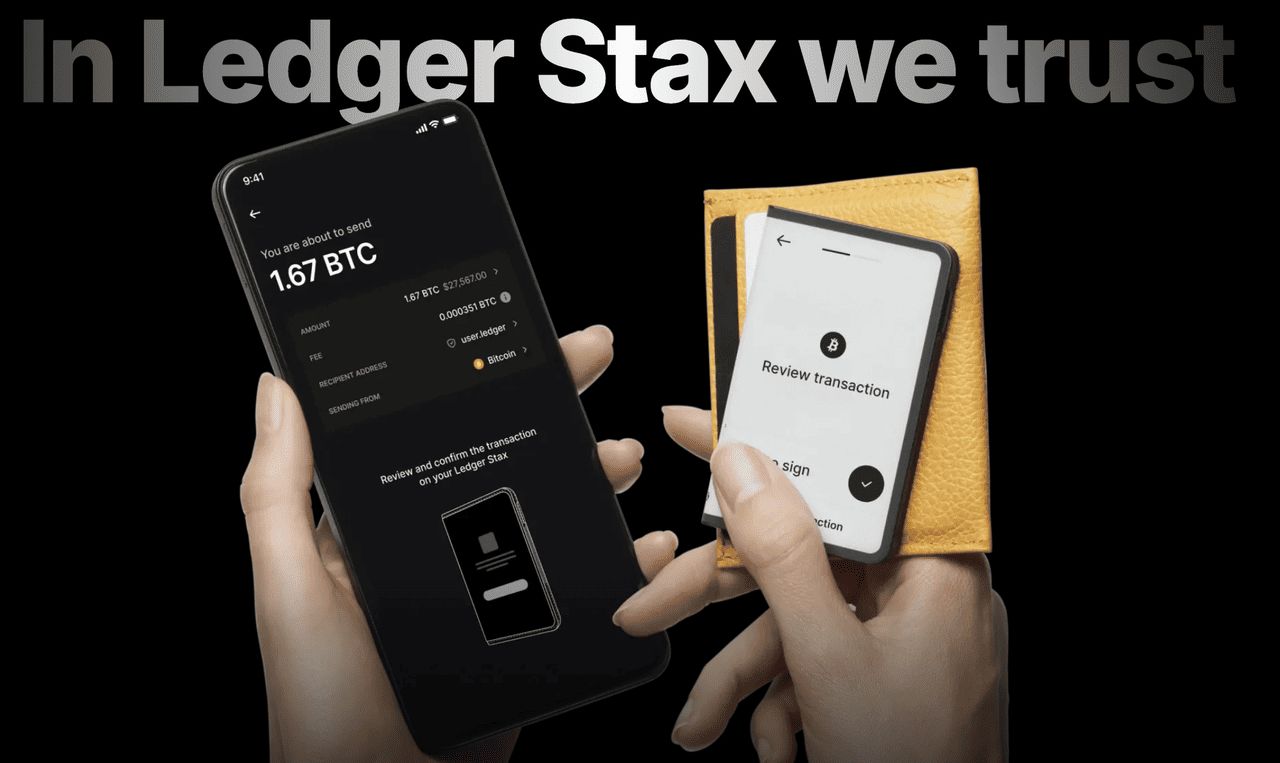 Ledger Stax硬件钱包