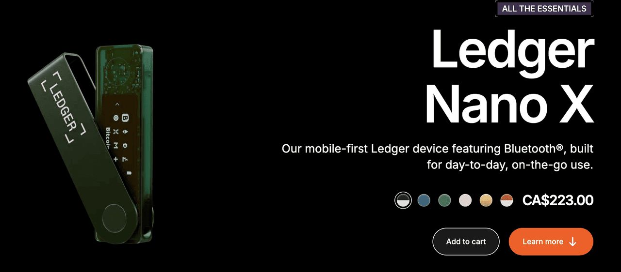 Ledger Nano X功能展示