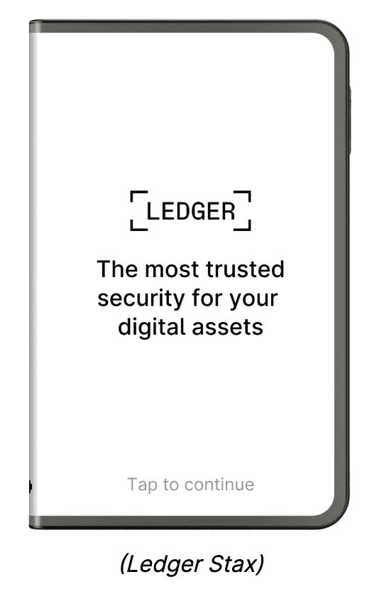 开启Ledger Stax
