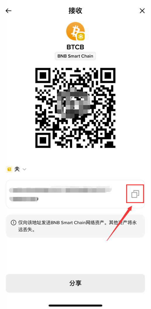 比特币钱包地址展示