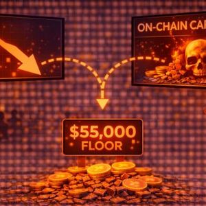 Bitcoin price chart analysis showing potential drop to $55,000.