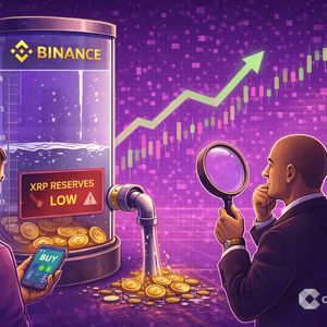 Binance XRP Reserves Chart