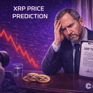 XRPUSD图表显示墓碑十字星形态
