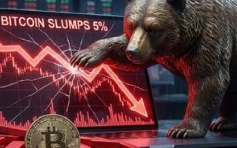 比特币价格暴跌5%，看跌势头强势回归，跌破64,000美元关键支撑