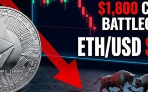 以太坊价格进一步下滑，1,800美元成为关键战场