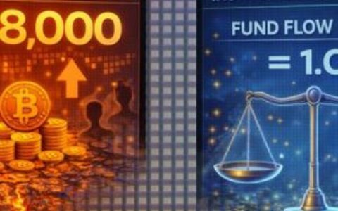 比特币在6.8万美元企稳，资金流比率显示机构参与停滞
