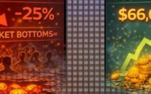 血洗还是买入区？比特币6.6万美元停滞触及25%亏损阈值，历史显示与市场底部相关