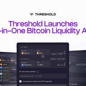 Threshold推出全功能比特币流动性应用，简化跨链DeFi体验