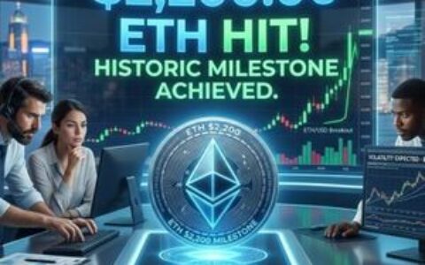 以太坊价格突破2200美元里程碑，交易员为下一波走势做好准备