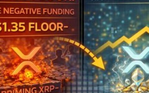 1.35美元支撑位：极端负资金费率如何为XRP的高动能趋势反转蓄势